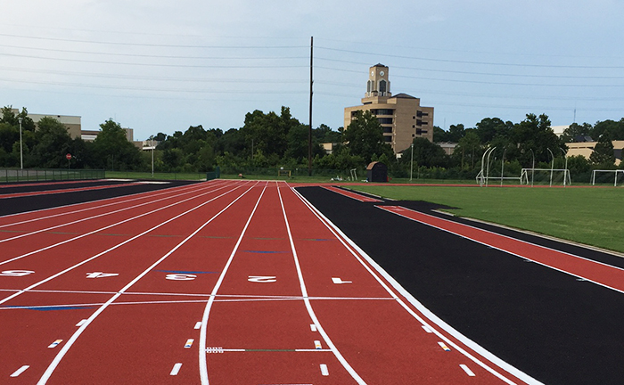 Arkansas State University track rendering
