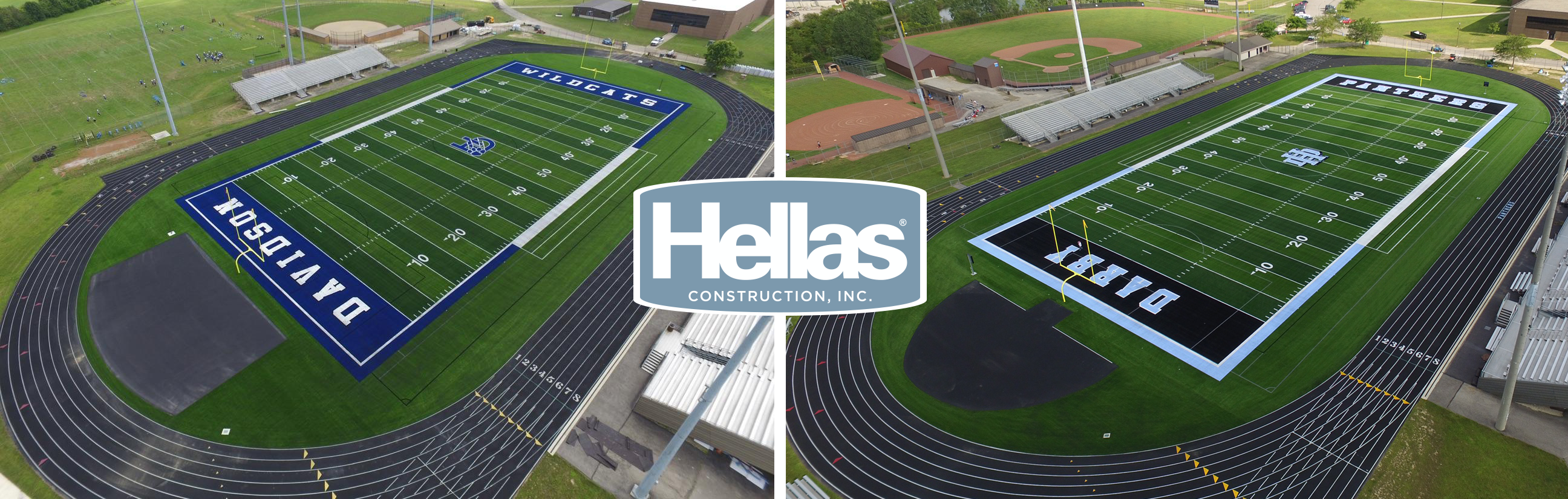 The Darby Panthers and Davidson Wildcats will be playing on Hellas Matrix Turf with Helix Technology this fall.