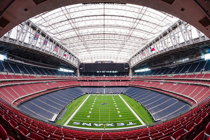 Hellas installed its Matrix Turf with Helix Technology at NRG Stadium, Home of the Houston Texans.