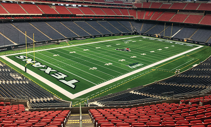 The Houston Texans are proud to name Hellas their Preferred Turf Provider and have the opportunity to play on Hellas Matrix Turf at NRG Stadium