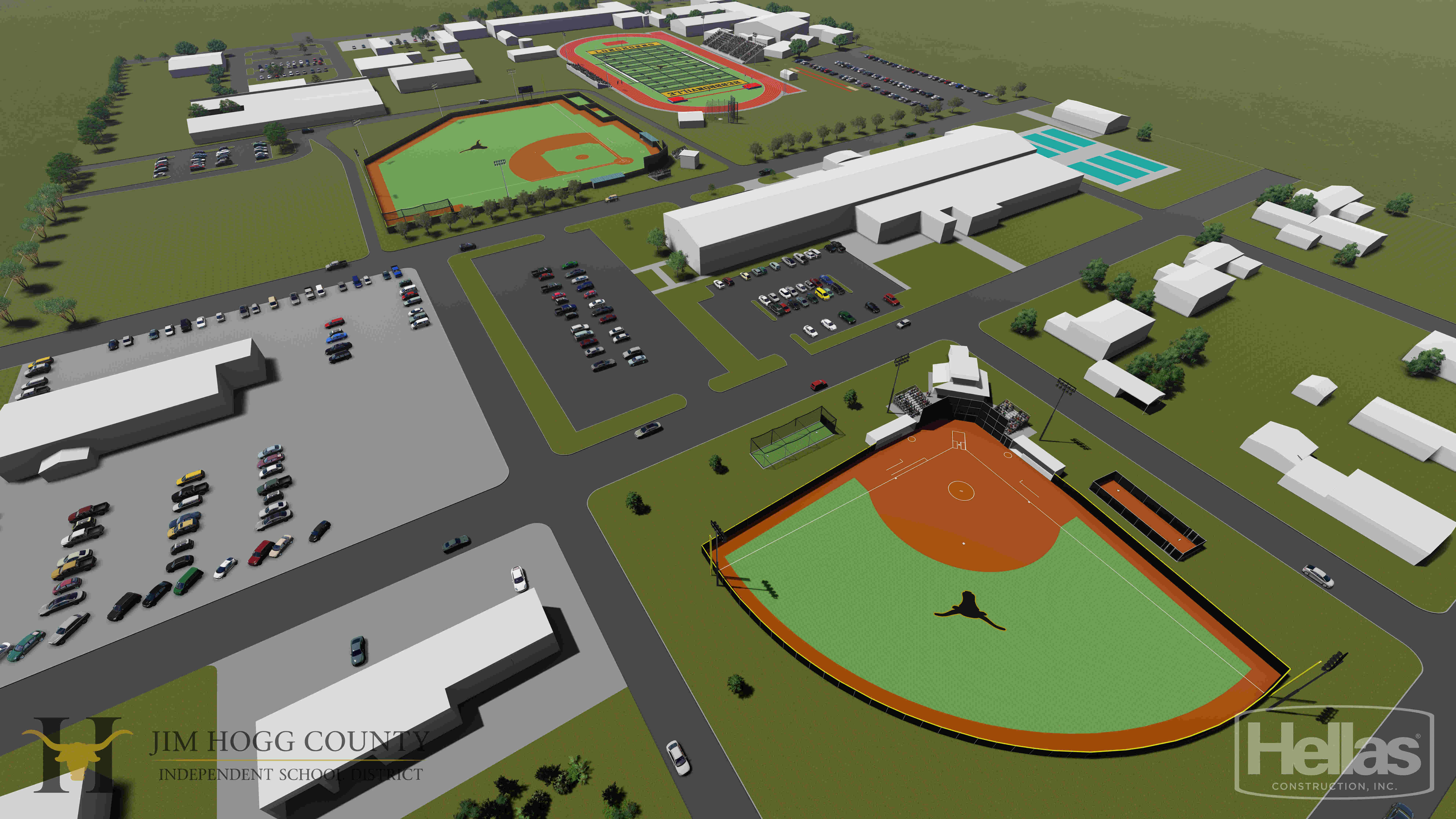 The Longhorns of Hebbronville High School are excited about new football, softball and baseball fields, plus a new track