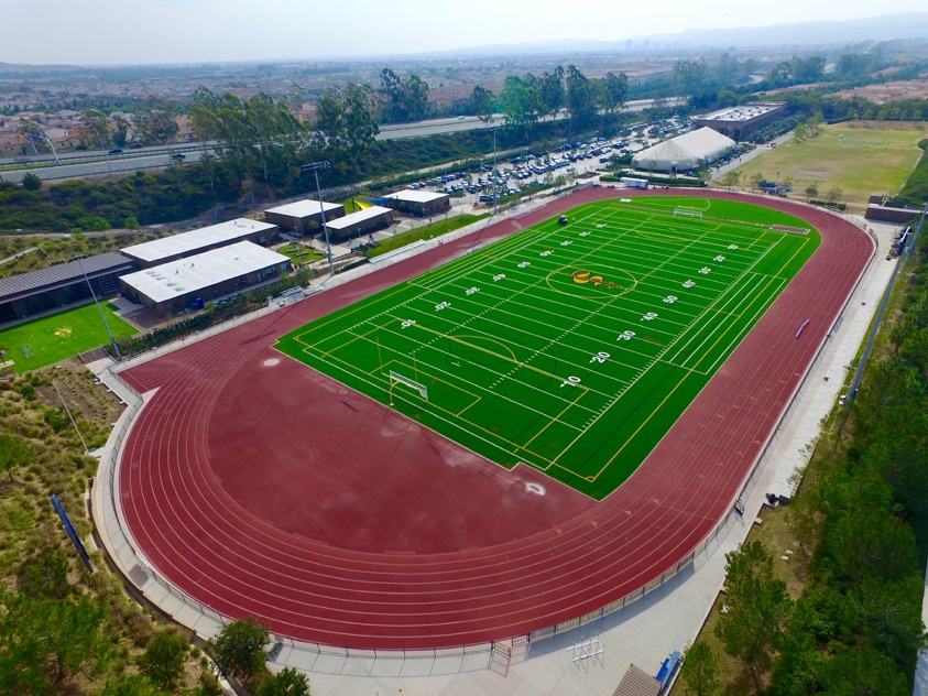 Christian High School’s new athletic field located in Orange County, California