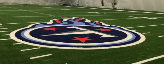 TENNESSEE TITANS SPRING INTO ACTION IN 2022 ON HELLAS' MATRIX HELIX TURF AT  INDOOR PRACTICE FACILITY